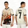 2026 Anime Football Jersey Dragon Ball Men Women Oversize Tshirt Summer  Sport Breathable Oversize Cosplay Tshirt