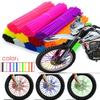 Motorcycle Wheel Spoked Protector Wraps Rims Skin Trim Covers Pipe for Motocross Bicycle Bike Cool Accessories