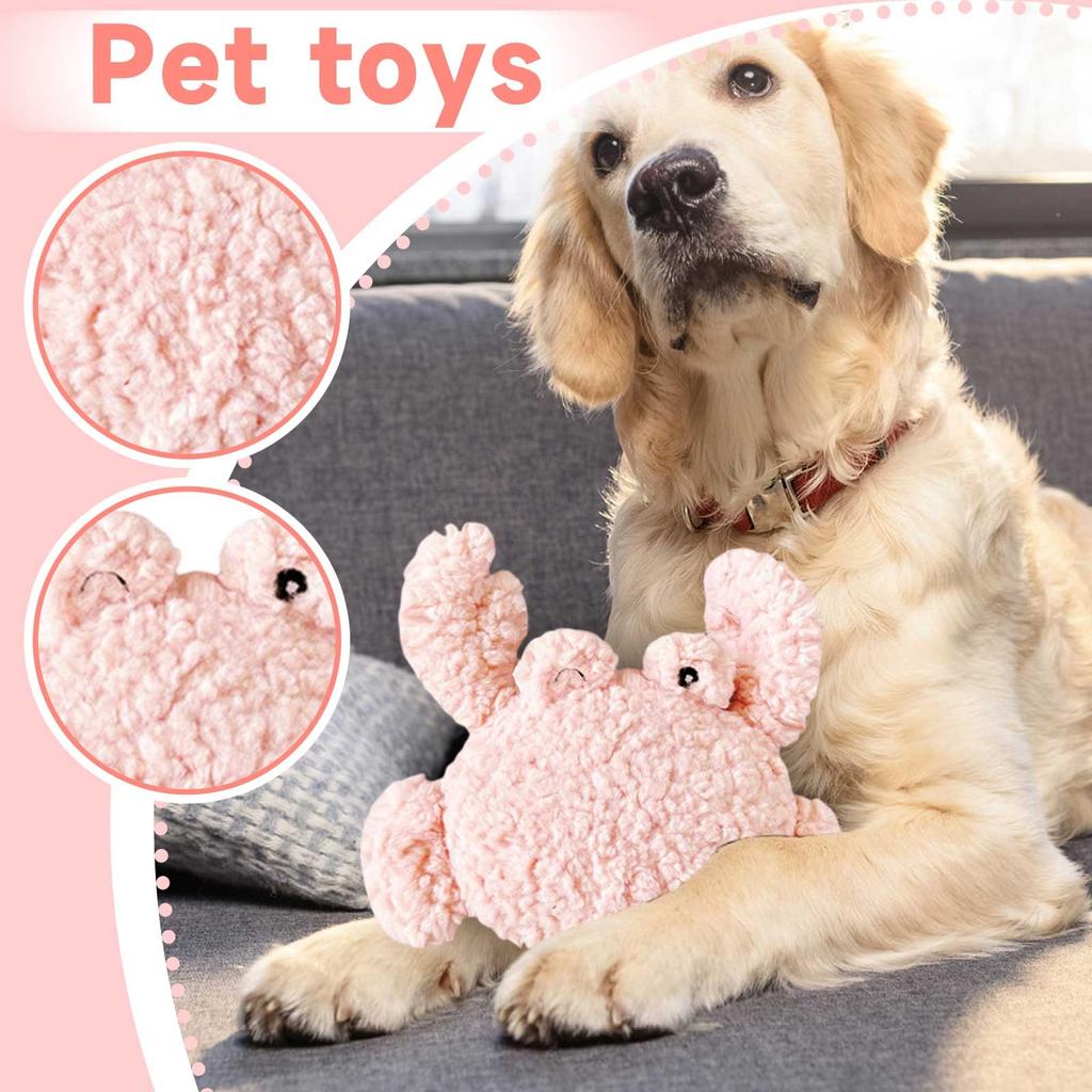Indestructible Dog Toys, Interactive Dogs Toy Chew Toy, Indestructible Squeaky Dog Toys, Soft Plush Animal Playthings For Playing Trainin