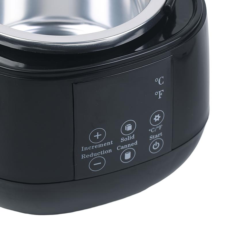Macchina Scaldacera per Depilazione Scaldacera per Sciogliere la Cera Pentolino con Display LCD della Temperatura Scaldacera per Cera Depilatoria in Granuli