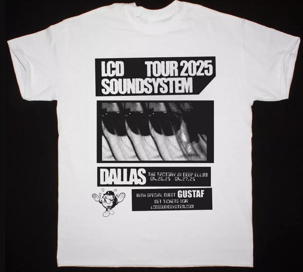 LCD Soundsystem 2025 Tour Tshirt size S5XL Unisex T-Shirt XL