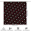 Orange Diamond Pattern Shower Curtain Waterproof Washable Home Decor Bathroom Rug Accessory Free Shipping On