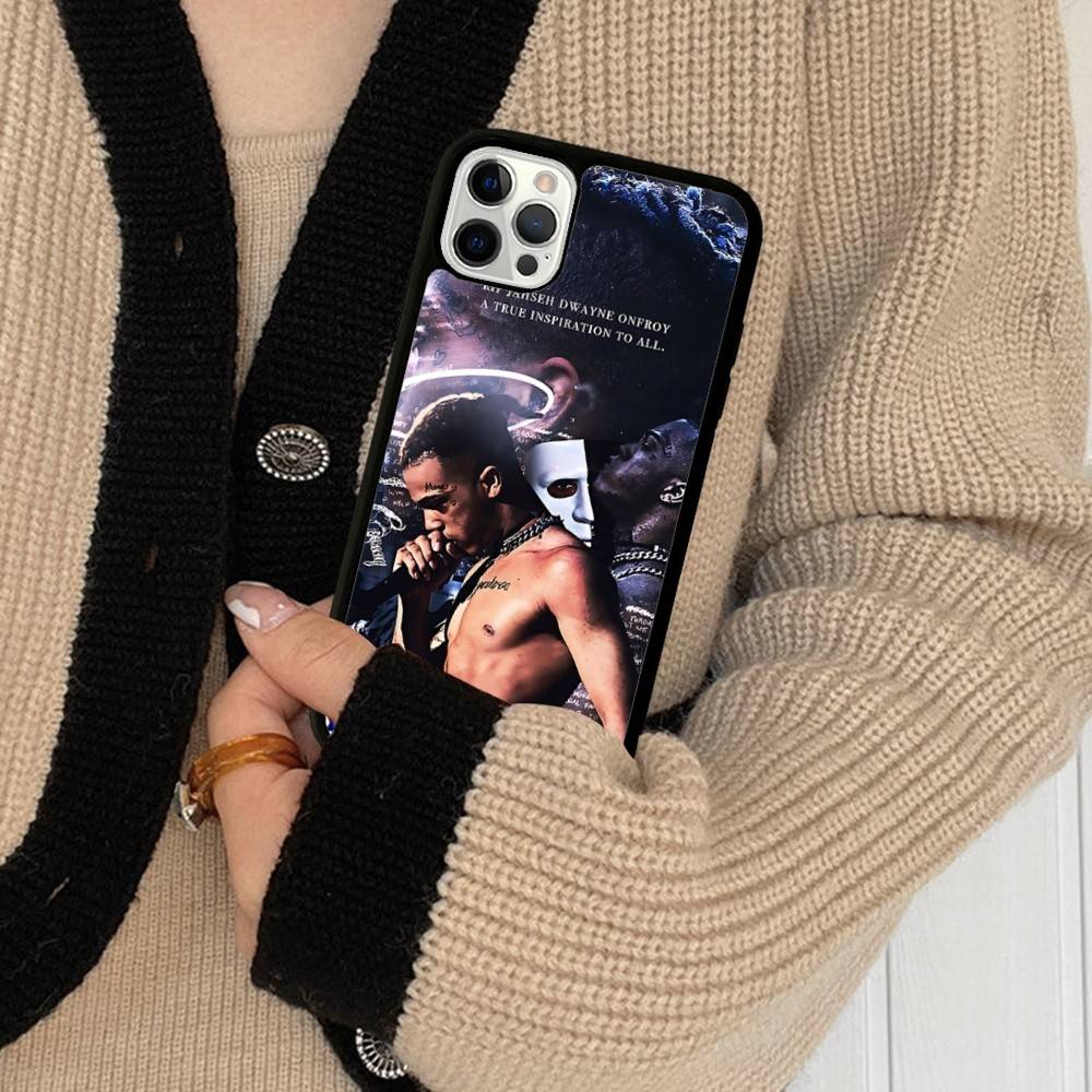 Rapper X-XXXTentacionS Phone Case For IPhone 17 16 15 14 13 Plus 12 11 Pro Max PC+TPU Cases Back Cover
