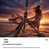 Portable Selfie Stick with Floor Tripod & Remote Control for Mobile Photography & Live Broadcast