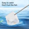 Fishing Net Aquarium Fishing Mesh Telescopic Long Handle Flexible Durable Fish Tank