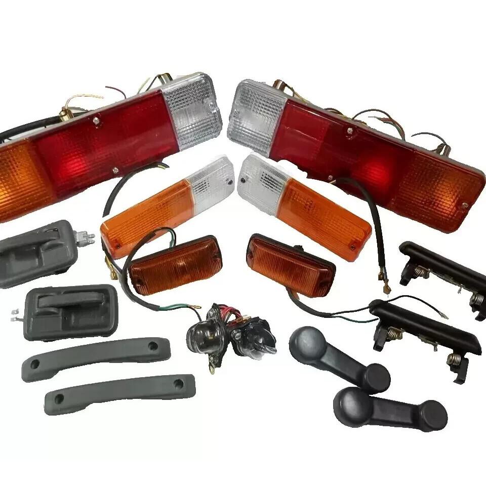 Suzuki Samurai Sierra SJ410 413 Jimny Gypsy Set Luci e Maniglie | Adatto Per