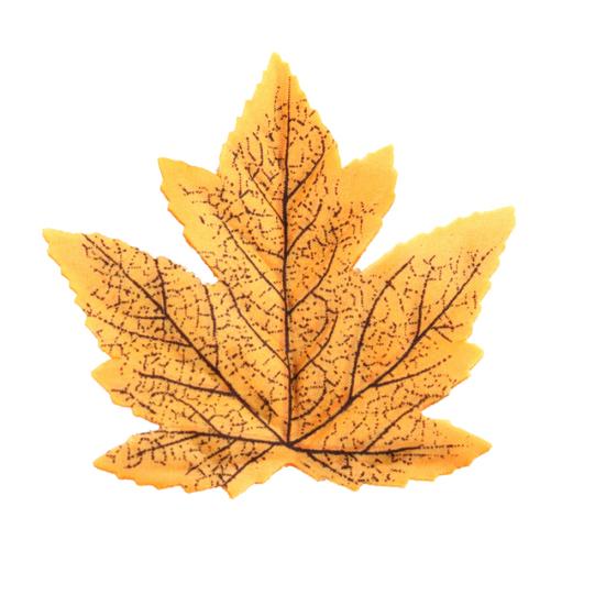 50 Stück künstliche lebensechte Ahornblätter für Hochzeit, Halloween, Party, Scrapbook-Dekor