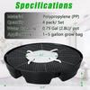 4x Self Watering Pot Base Stand, Greenhouse Gardening Balcony Fabric Plant Tray