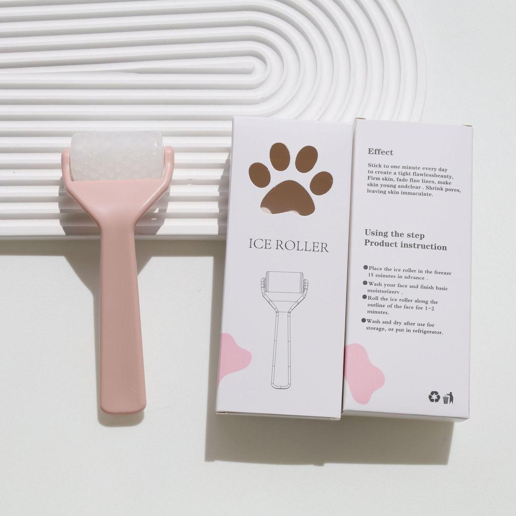 Handheld Facial Ice Roller: Beauty Massager & Lifting Cold Compress Tool