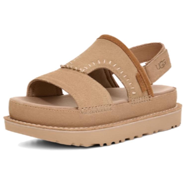 UGG Goldenstar Comfortable Simple One Strap Sandals Women Sandals Light-Brown 1167369-SAN