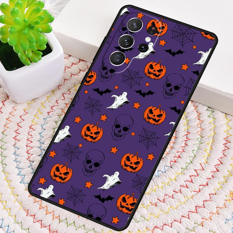 Halloween Aesthetic Silicone Phone Case For Samsung Galaxy note 10 pro S26 S25 S24 S23 S22 S21 Plus S25Ultra Capa Cover