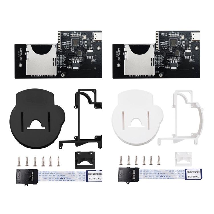 Console Card Adapter with Screws Upgraded Loder Emulator Replacement Optical Drive Emulator for Game Console