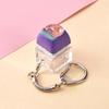 Halloween Mechanical Keycap Keychain, Portable Fidget Finger Toy Pressable Button for Office Travel Anxiety Relief Party Favor