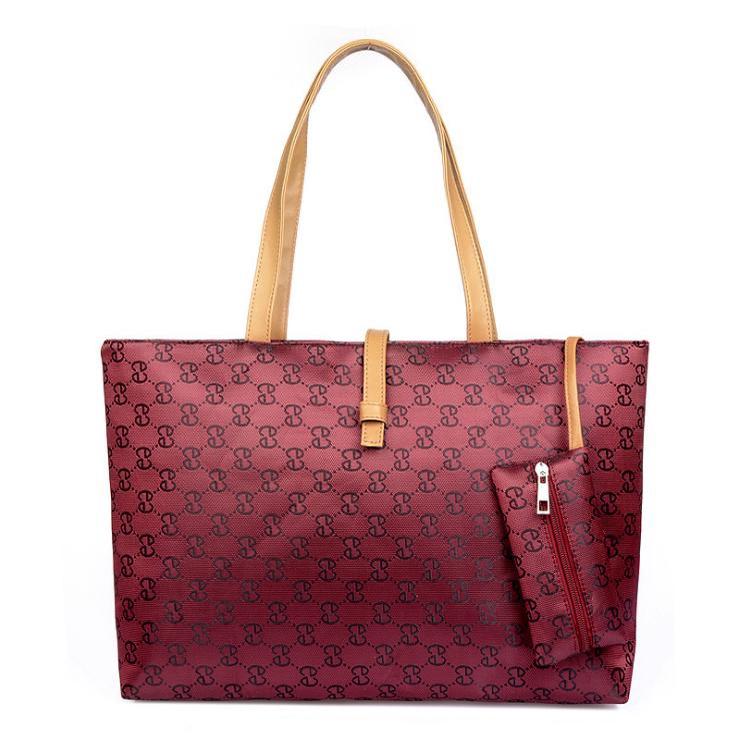 Fashionable Ladies Shoulder Tote Big Size Durable Canvas Bag For Shopping And Travel