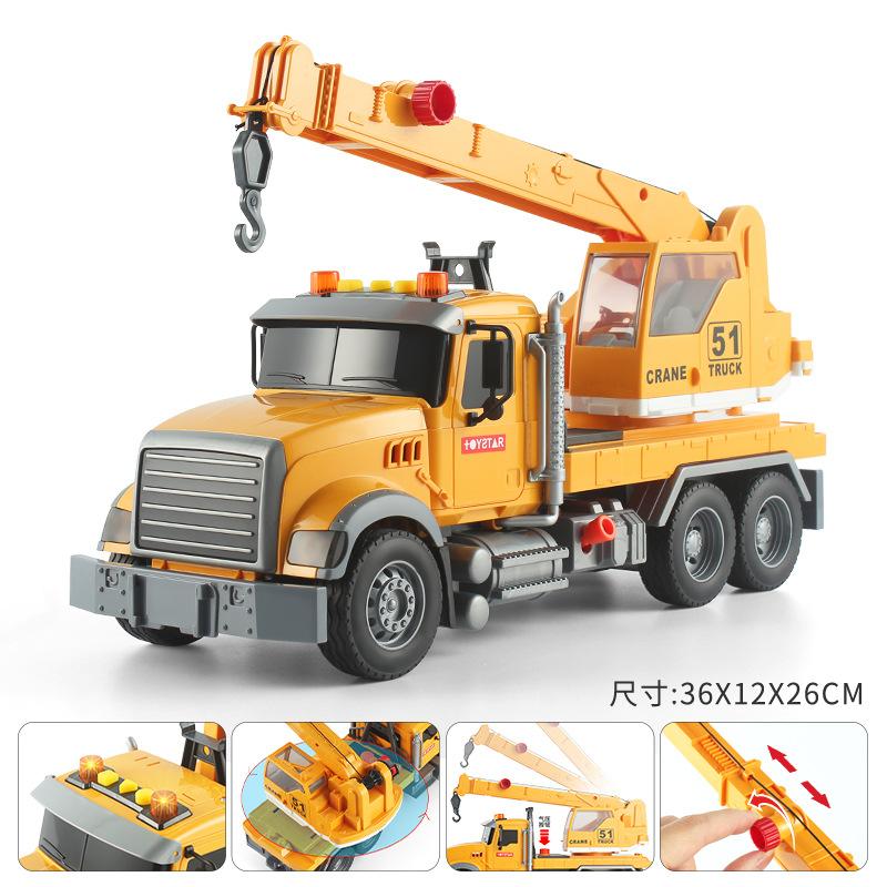 

Моделирование Трейлер Игрушка Плоский Спасательный Большой Инженерный Автомобиль Дорожный Транспорт Игрушечный Автомобиль жёлтый