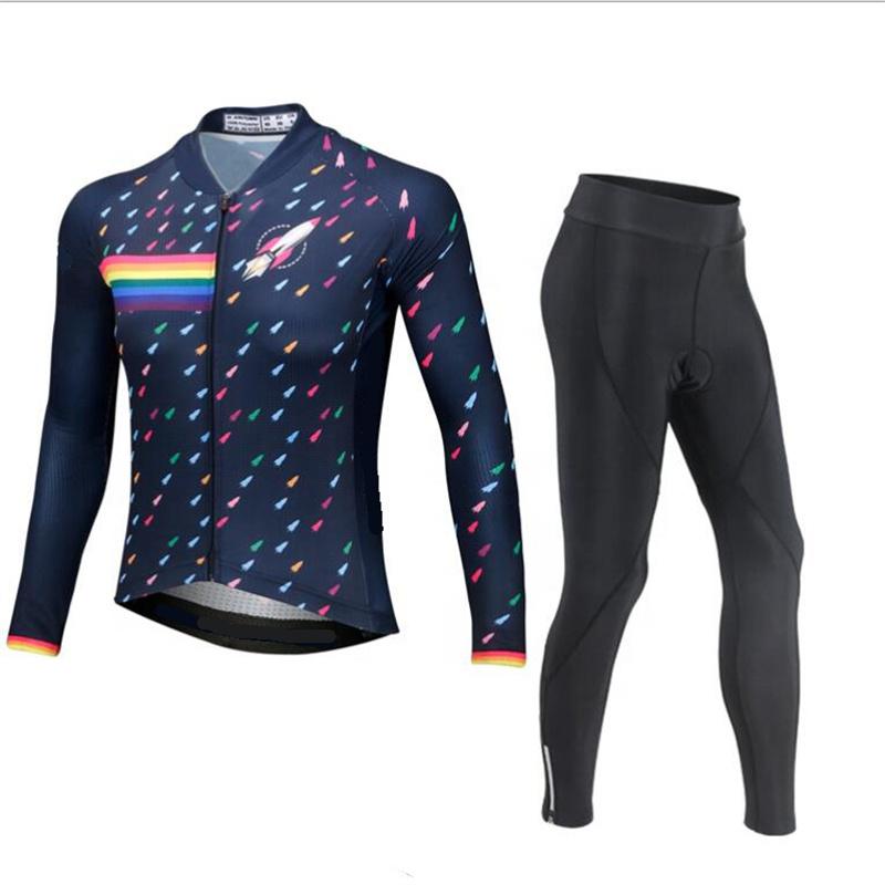 2026 Autumn Breathable  Long Sleeve Bicycle Sets Men Cycling Jersey with Pants Selling Autumn Winter Bike Clothing Racing Suit Pro Team Cycling Sets