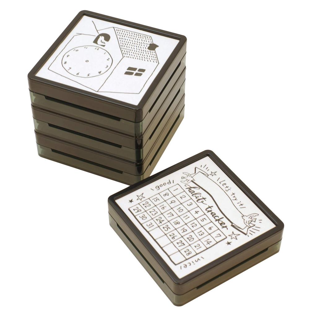 DESIGNPHIL MIDORI Stempel Habit Tracker Wzór Stempel Samotuszujący 35392006
