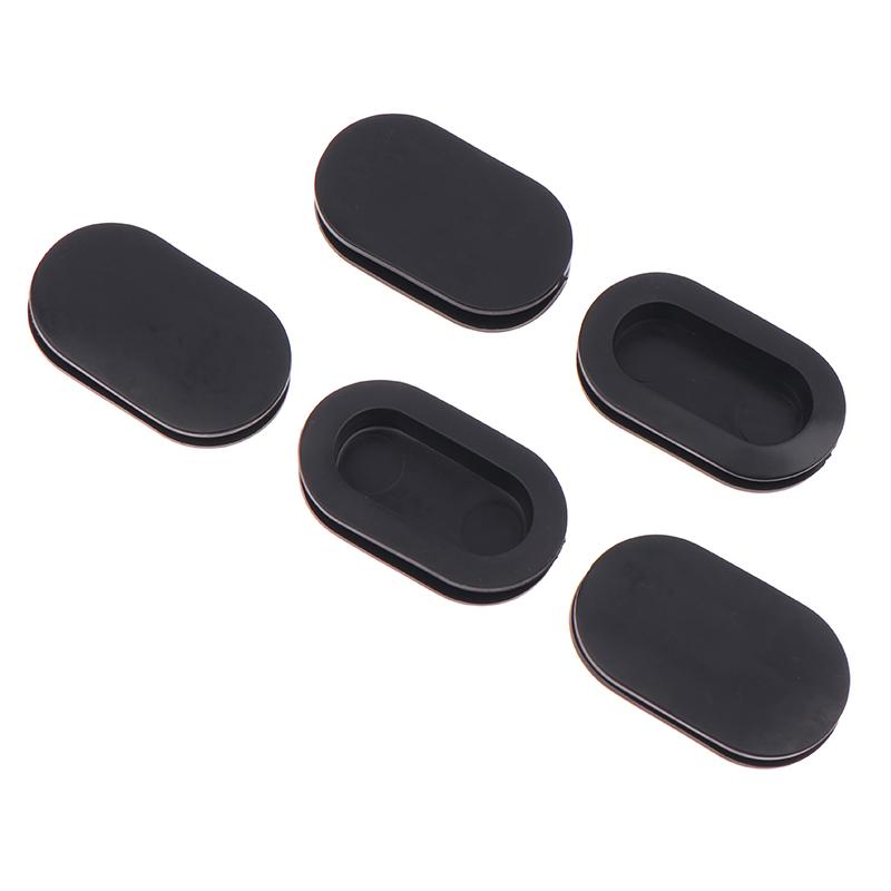 5Pcs Money Saving Box Plug Piggy Bank Oval Silicone Stopper Plug Rubber Bottom Cover Money Jar Bottom Plug Replacement Cap Hole