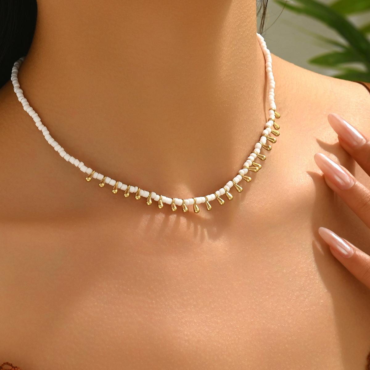 

Элегантное бохо-ожерелье ручной работы из бисера — идеальный вариант на каждый день и для особых случаев, идеальный подарок для женщин! 7