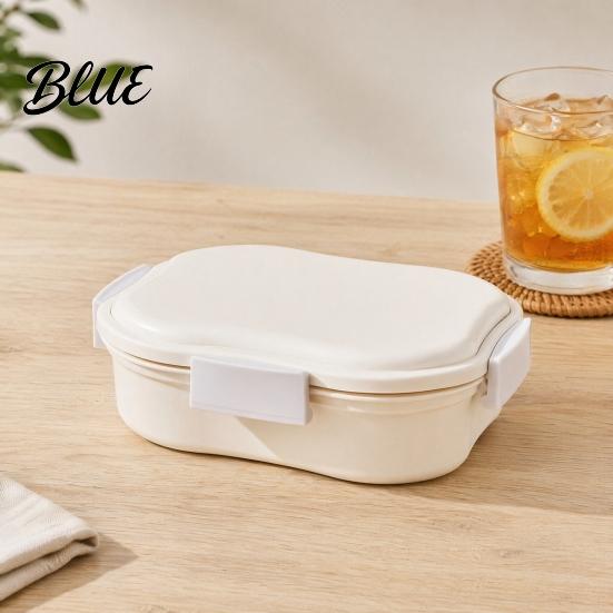 Portable Lunch Box Snack Container with Separate Compartments Design