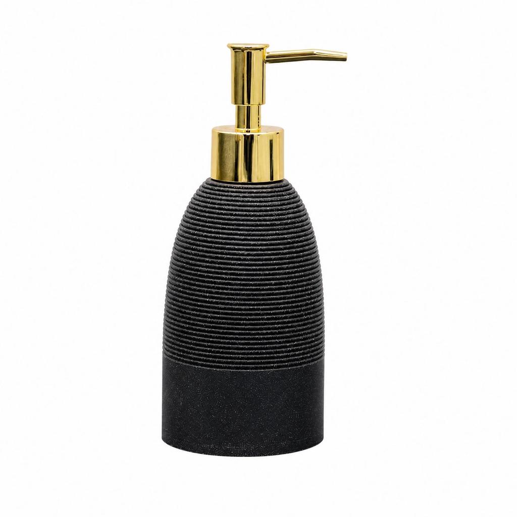 Resin Countertop Dispenser Bottle with Handaction Pump Ergonomic Frosted Soap