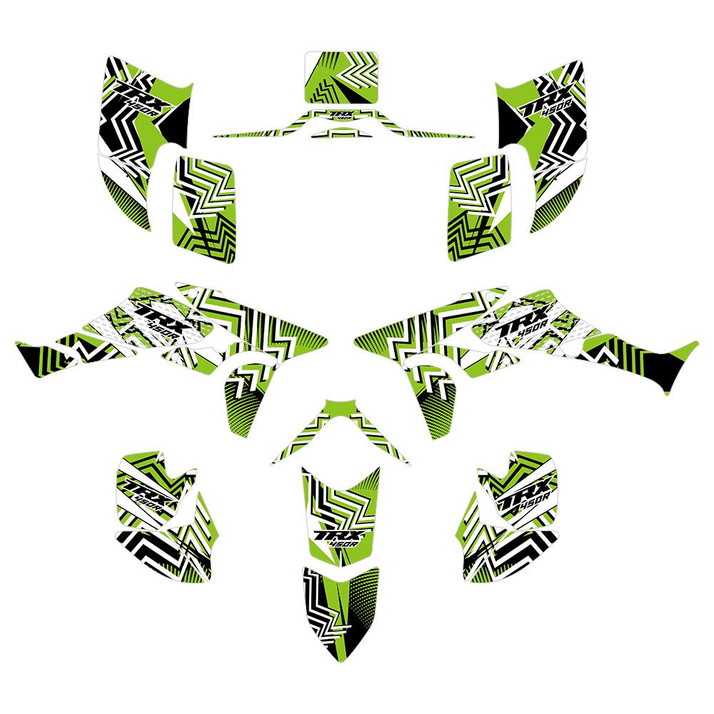TRX450R FourTrax ATV Motorcycle Decorative Stickers (2004-2008, 2010-2016)