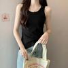 Anti-light Low-necked Small Suspender Vest for Women's Outer Wear, Summer New Sleeveless Thickened Bottom Inner Top