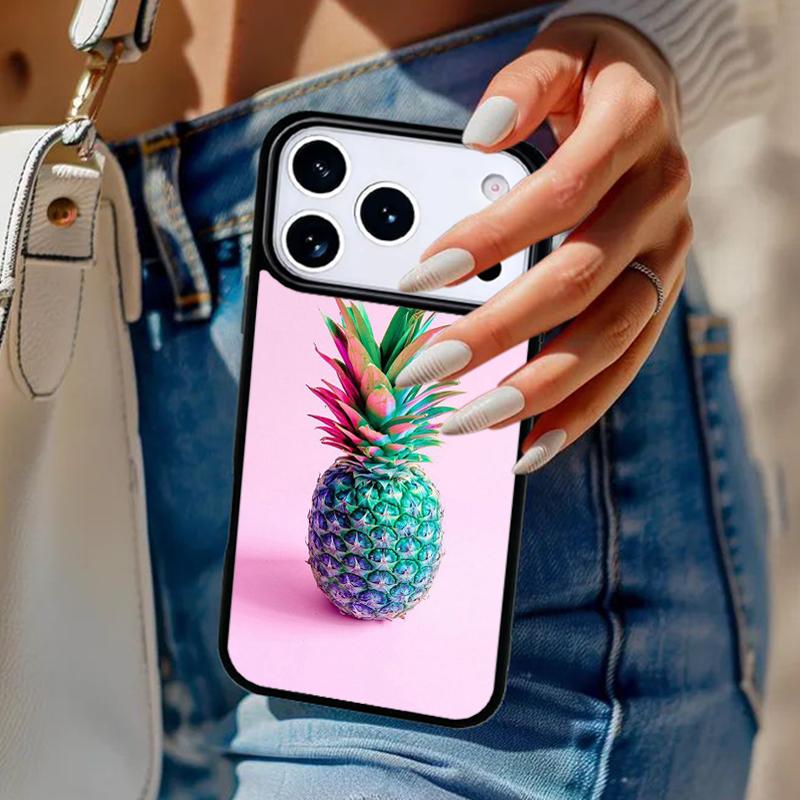 Pineapple Summer Phone Case For iPhone 17 Air 14 15 13 12 Max Cover For Apple 16e 11 Pro Max Plus Coque