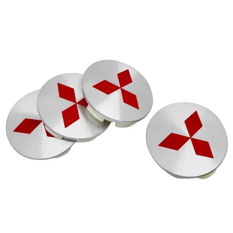 Cyxmtz1 4pcs/set Car Wheel Center Hub Caps for Mitsubishi Ralliart Lancer ASX Colt Pajero Outlander Eclipse Delica Hubcaps Accessories
