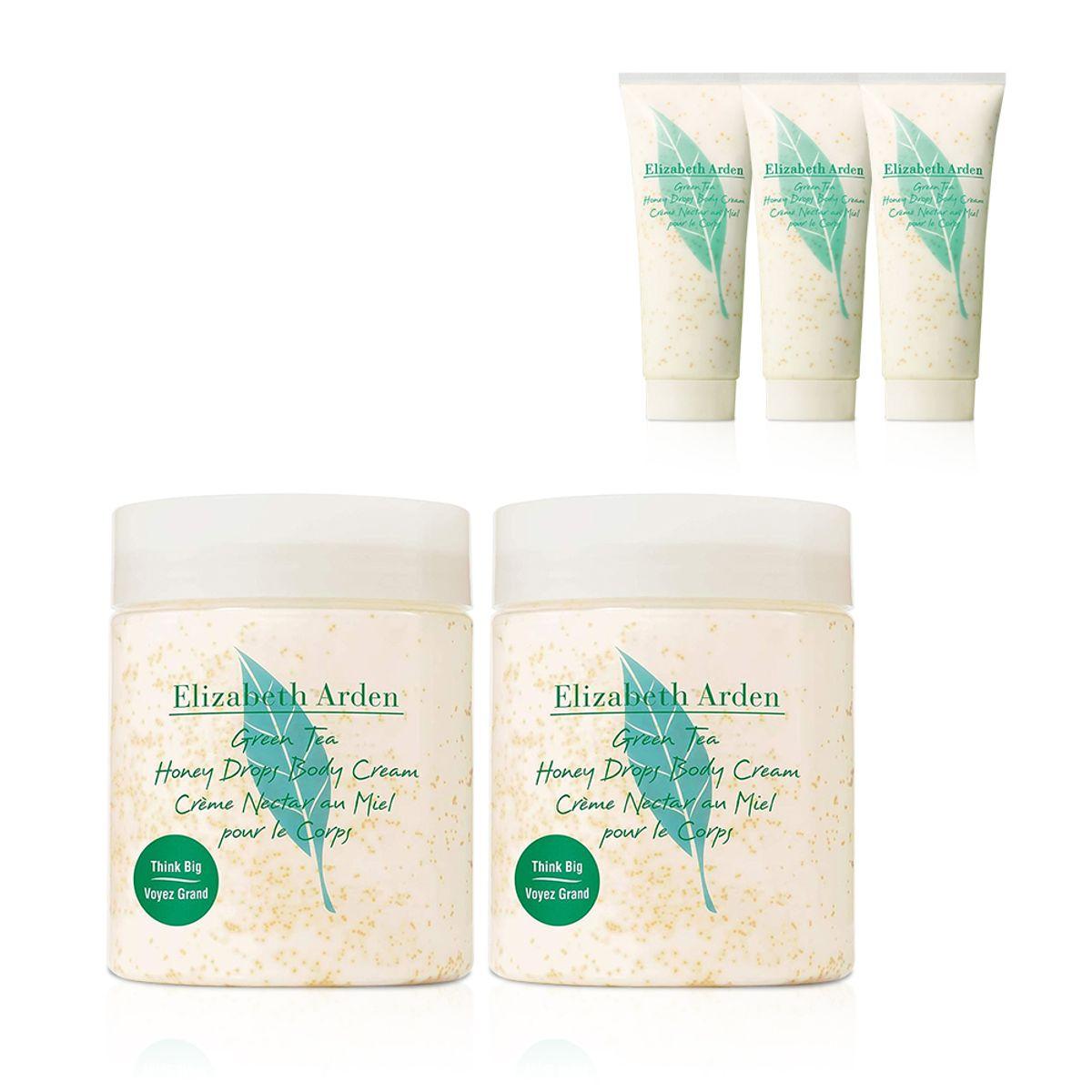 Green Tea Honey Drops Body Cream 1.3L (2 x 500ml + 3 x 100ml)