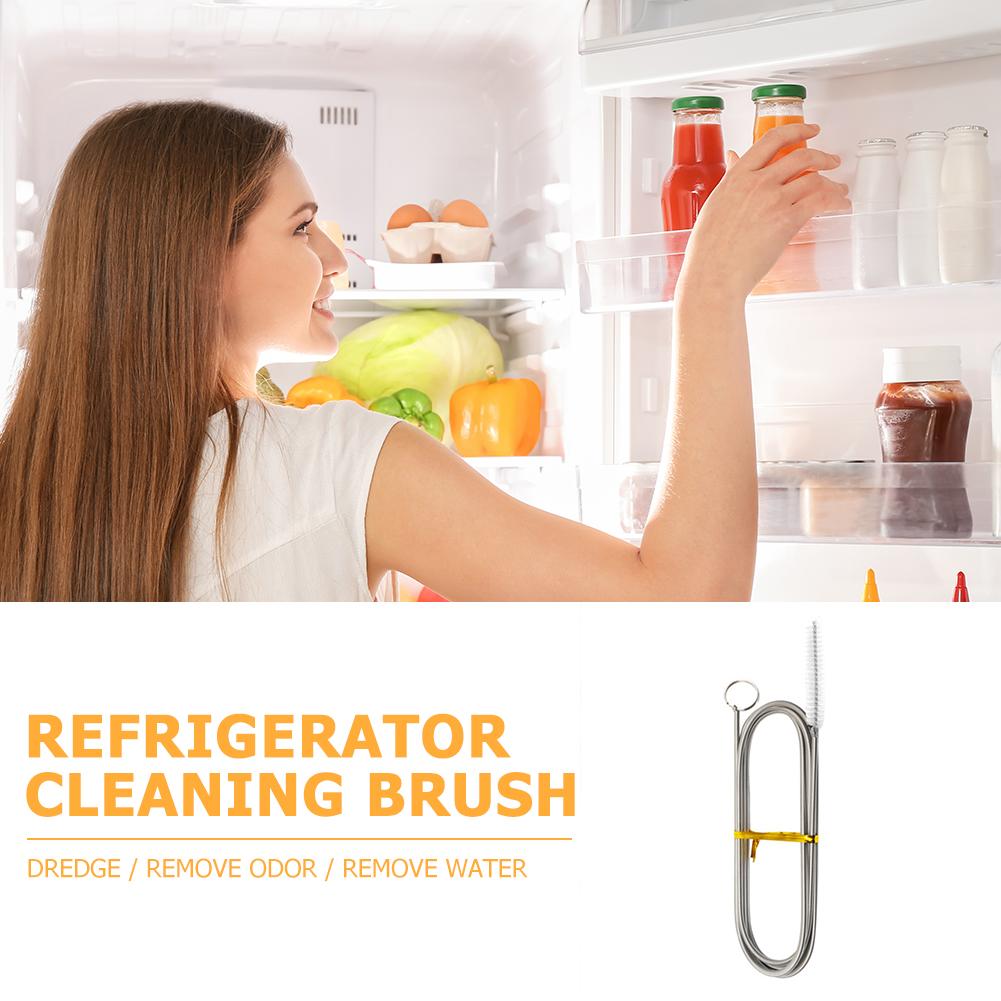 

Flexible Drain Brush Stainless Steel Long Refrigerator Cleaning Brush Pipe Refrigerator Brush for Home Kitchen China Mainland