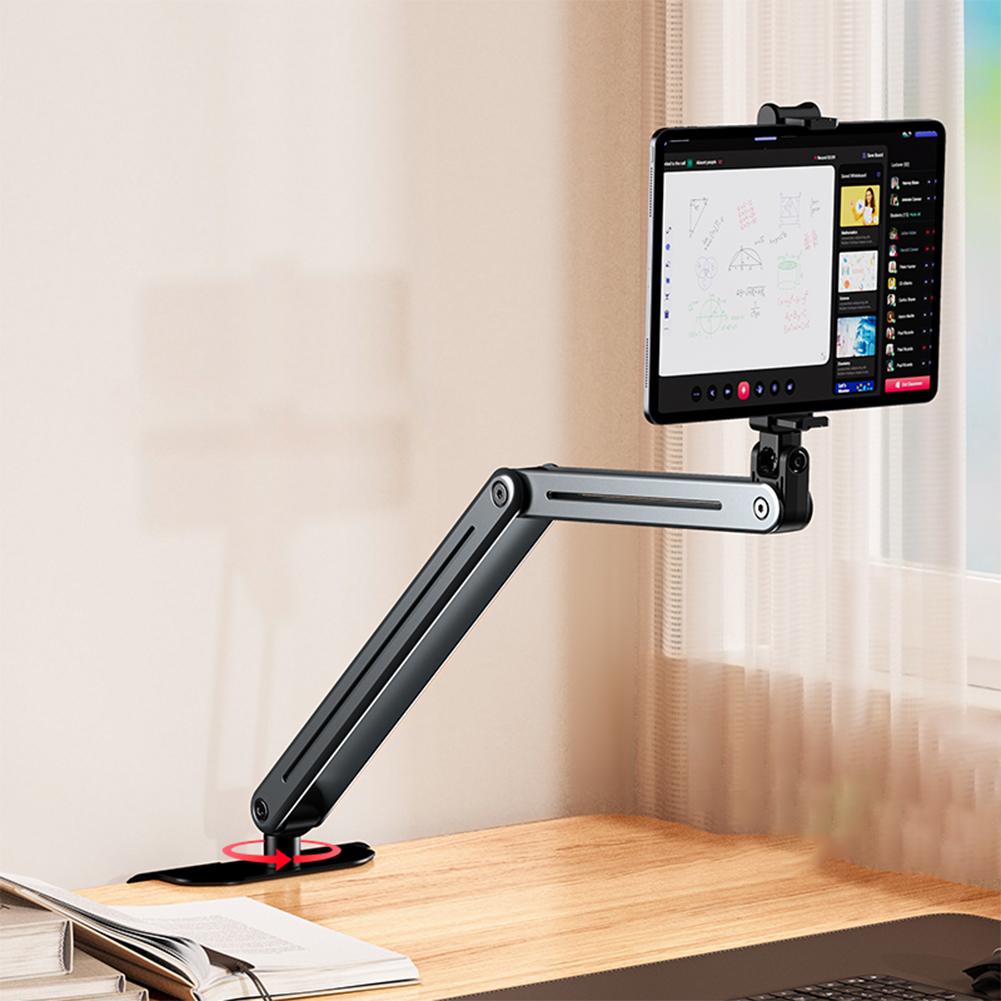 Tablet-Ständerhalter für 4,7''-12,9'' Geräte Verstellbare Tablet-Halterung Tablet-Halter für das Bett für iPad/iPhoneX/iPad Pro/N-Switch