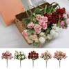 Multicolor Rose Artifcial Flower 10 Heads Floral Arragement Faux Flower Rose  Party Supplies