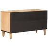 Storage Cabinet In Brown 80 X 31.5 X 46 Cm Solid Mango Wood