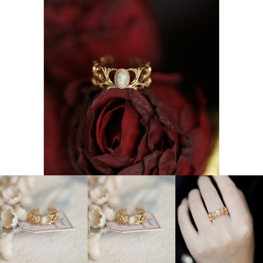 Stunning Retro Pattern Copper Ring For Women Adjustable Size Fashionable Geometry Design