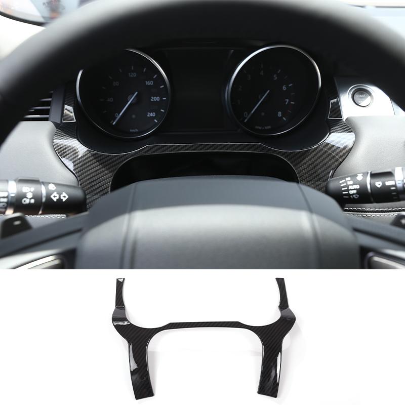 For Land Rover Range Rover Evoque 2011-2018 Car Carbon Fiber Interior Gear Shift Console Decoration Cover Stickers Accessories