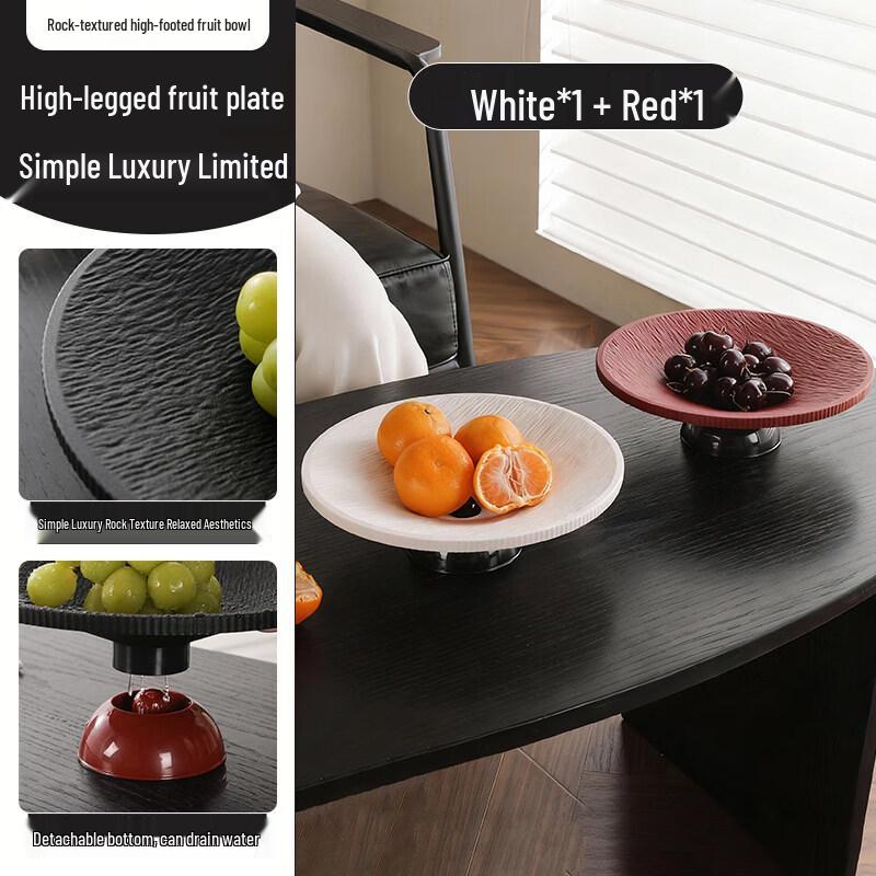 Korean Style Plastic Draining Fruit & Candy Plate