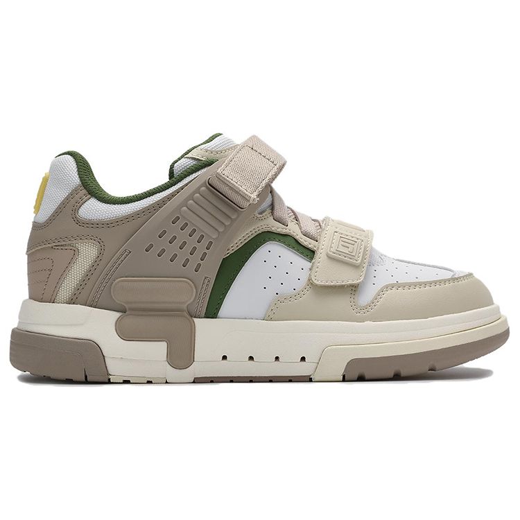 Fila Doppio Comfortable Versatile Simple Durable Mid-Top Sneakers Women Sneakers White Brown F12W341223FWA