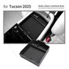 Center Console Lower Storage Box For Hyundai Tucson 2025 Only for Electronic Transmission Organizer Tray Black