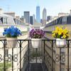 3pcs Adjustable Flower Pot Racks Fits 3 To 5.5 Inch Metal Pole Balcony Fence Flower Pot Hangers For Porch Patio Courtyards