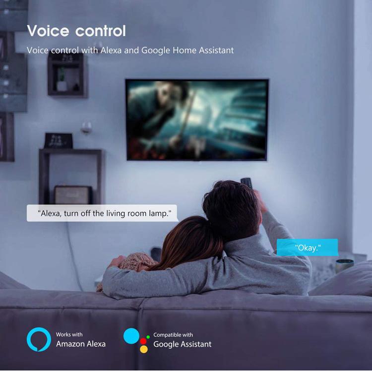 US Tuya Remote Control Smart Wifi Light Switch Zigbee Wall Touch Switch with Alexa Google Home