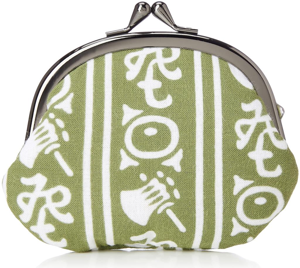 Maruzen Japanese Pattern Wallet Coin Case Bleached Clasp Purse Good Things To Know 0 3.3-inch