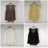 summer Lady sexy Hollow Out Mesh Pullover beach t-shirt Women's Knitted Sweaters See Through casual sleeveless irregular Tops