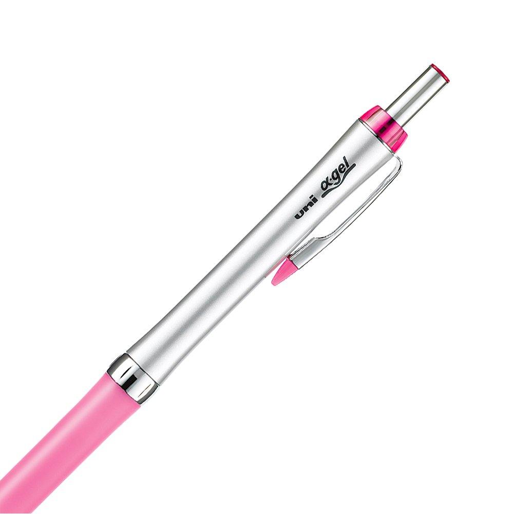 Mitsubishi Pencil Uni Alpha Gel Slim Ballpoint Rose 0.7" Pen, Pink, SD807GG1P.66