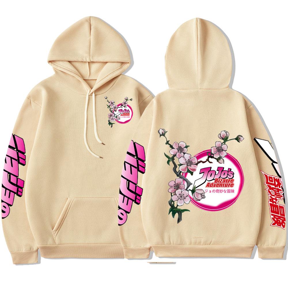 

Japanese Anime JoJo Bizarre Adventure Graphic Logo Print Hoodies Men s Women s Casual Sweatshirts Harajuku Streetwear Hoodie 3XL