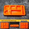 Deep Melamine Divided Fast Food Tray