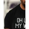 European Sizes Oversized Funny Novelty Print T-Shirt - Casual Short Sleeve Round Neck Tee with Humorous Everyday Patterns