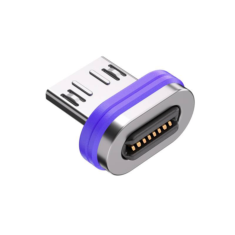 16Pin PD 240W Magnetic USB C Adapter OTG Type C Male to Type C Micro IOS Female Data Converter For Macbook Samsung iPhone Xiaom