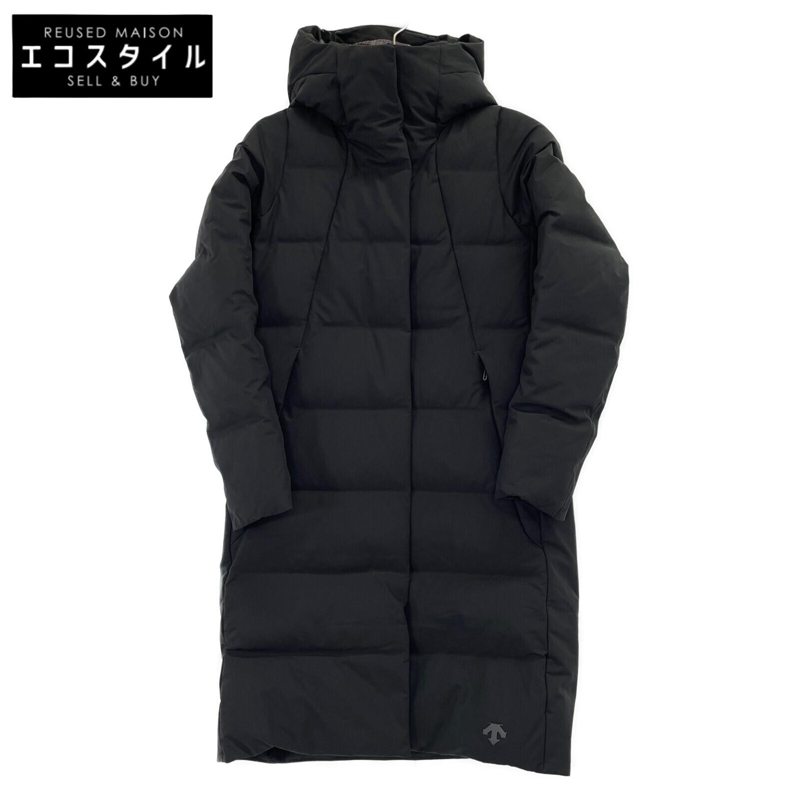 

DESCENTE x Mizusawa Down DOR-G9738W Black Hooded Long Down Coat coat M blackUsed