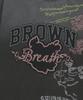 BROWNBREATH W Bb Heart Pigment Tee - Charcoal